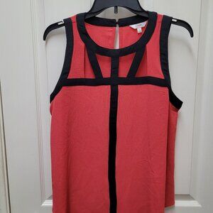 Candie's orange and black decorative top size L